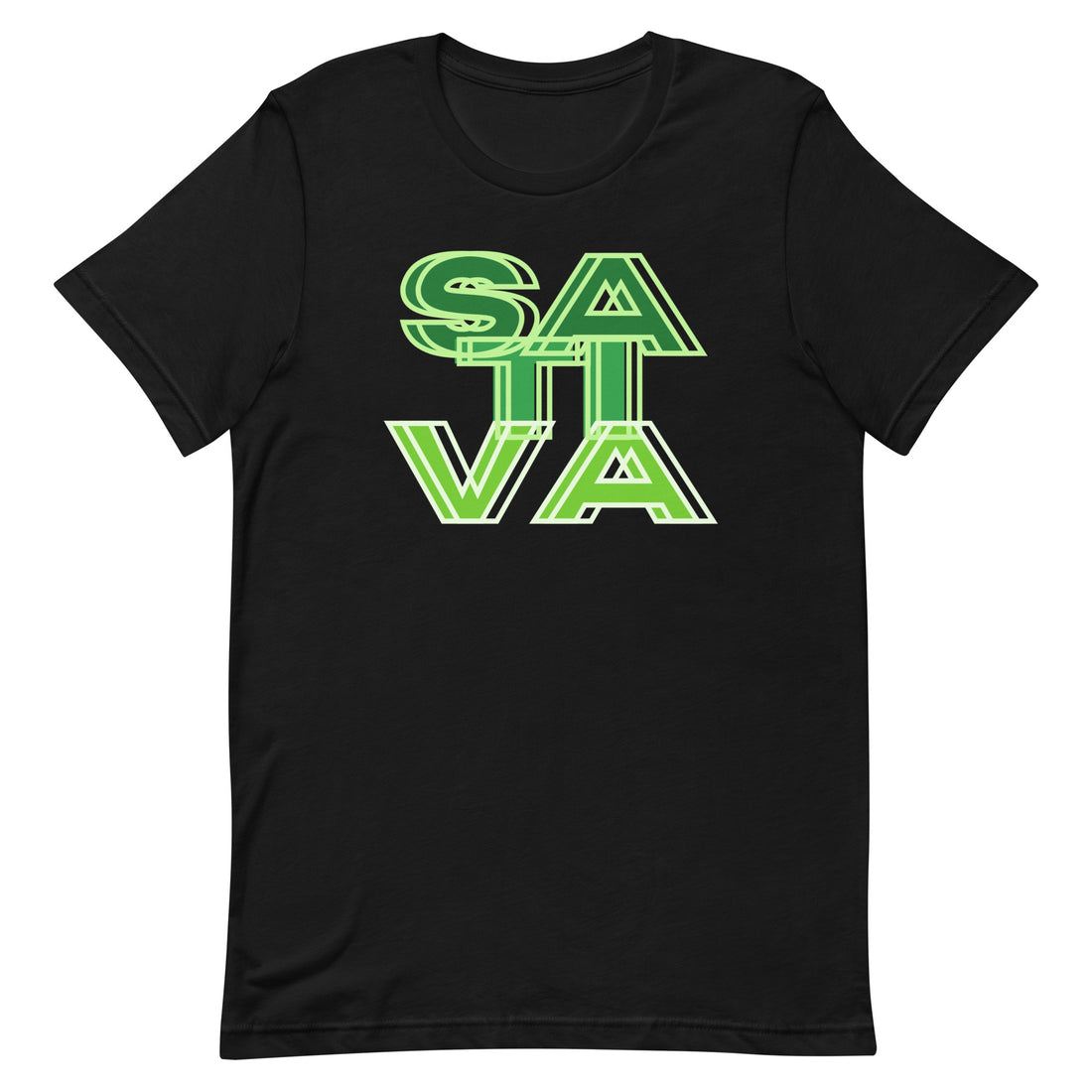 Sativa (Stacked Letters) T-Shirt