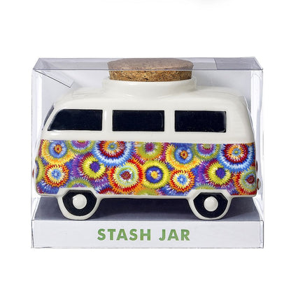 FASHIONCRAFT Vintage Bus Stash Jars - Set of 2