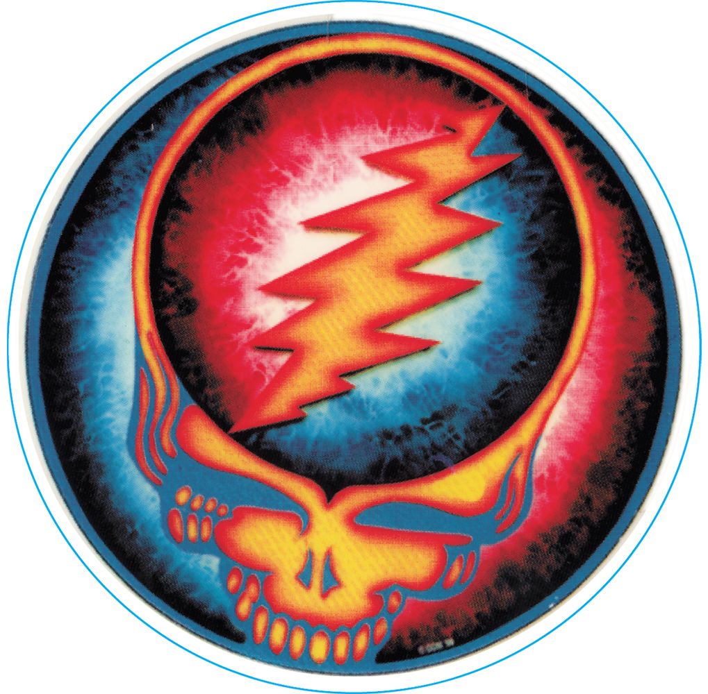 Grateful Dead Starburst Sticker - 4&quot; x 4&quot;