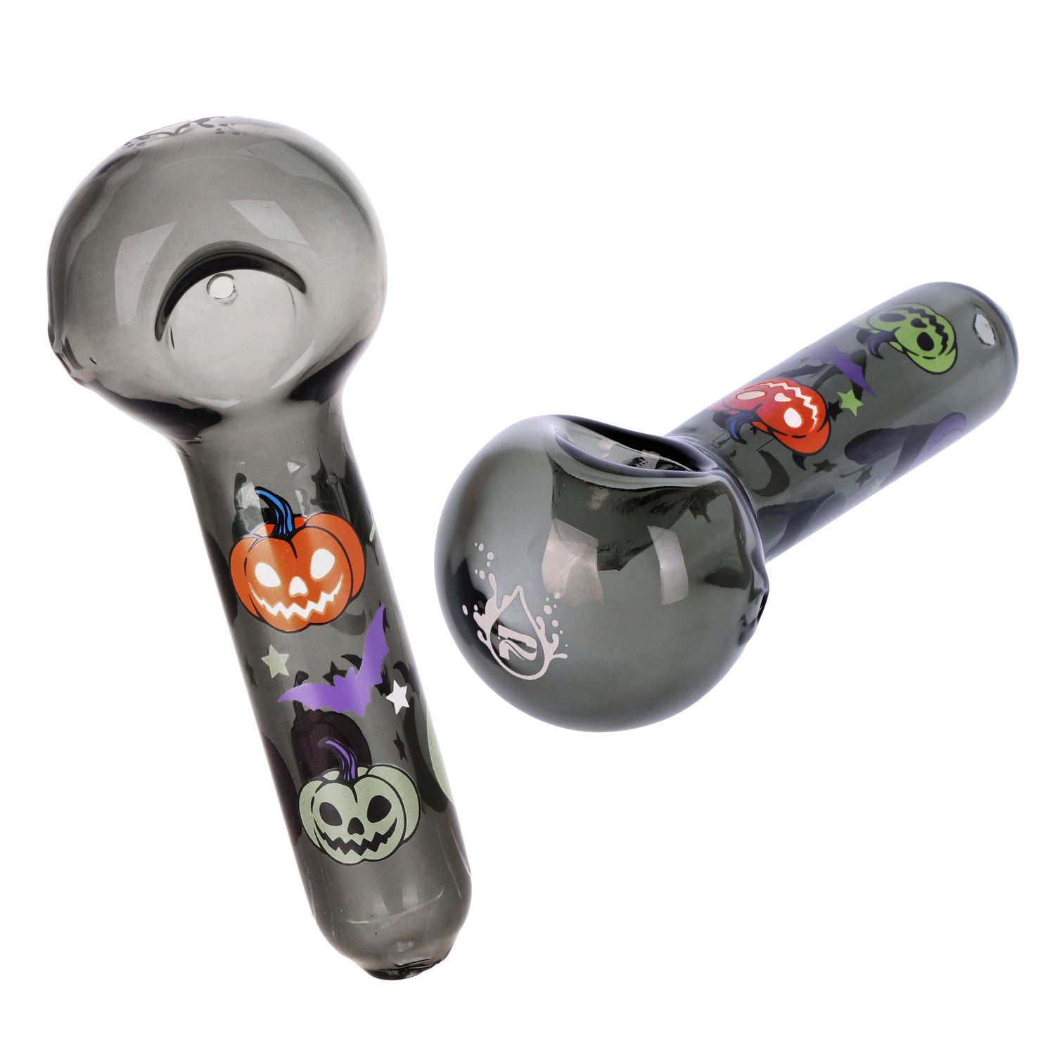 Pulsar Halloween Party Herb Pipe Glow Duo- 10&quot; / 14mm F