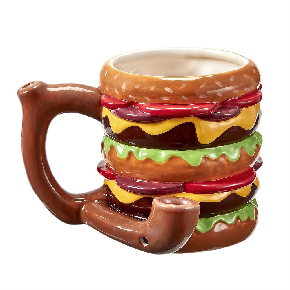 Cheeseburger pipe mug from gifts by Fashioncraft®