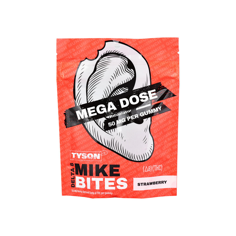 TYSON 2.0 Mike Bites Mega Dose Delta 8 Gummies | 1000mg | 20pk | 10pc Display