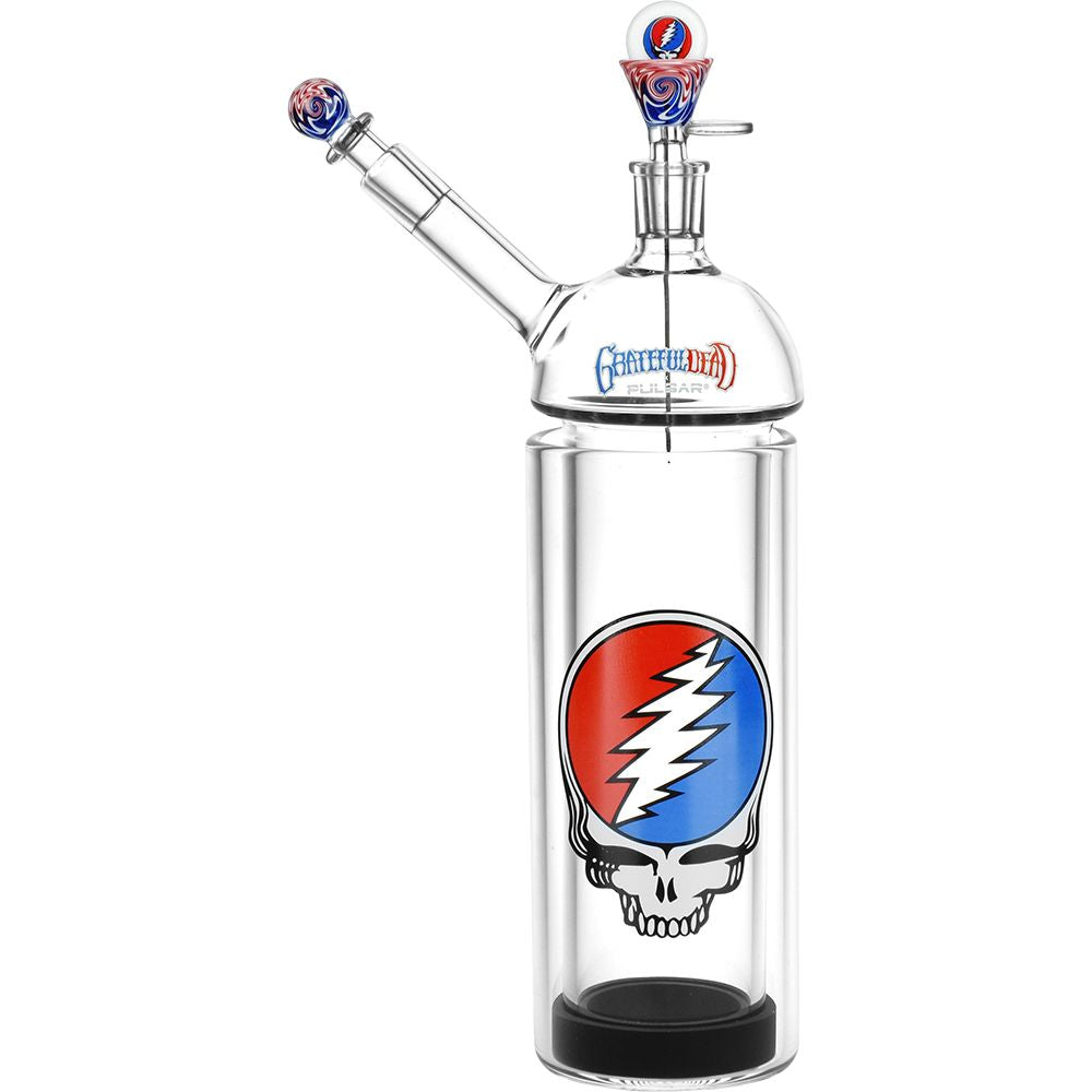 Grateful Dead x Pulsar Glass Gravity Waterpipe - 12.25&quot; / 14mm F