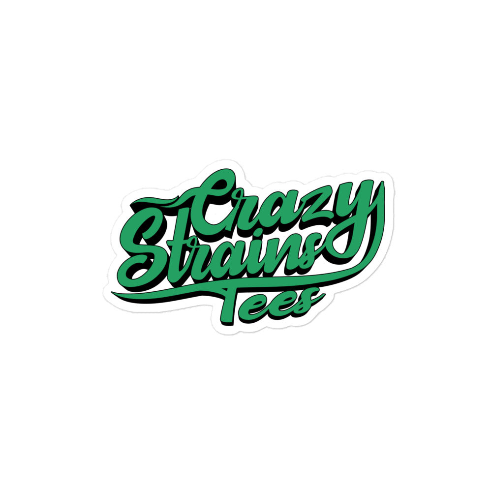 Crazy Strains Sticker