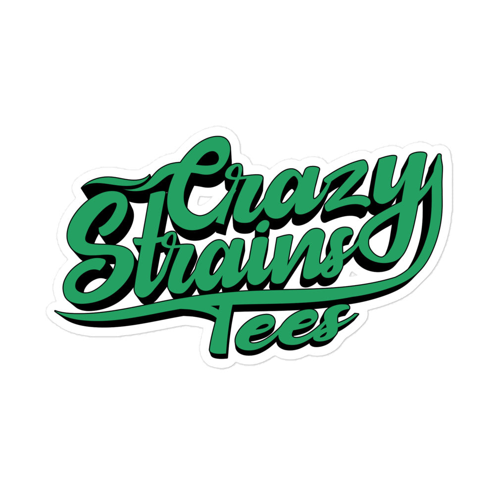 Crazy Strains Sticker